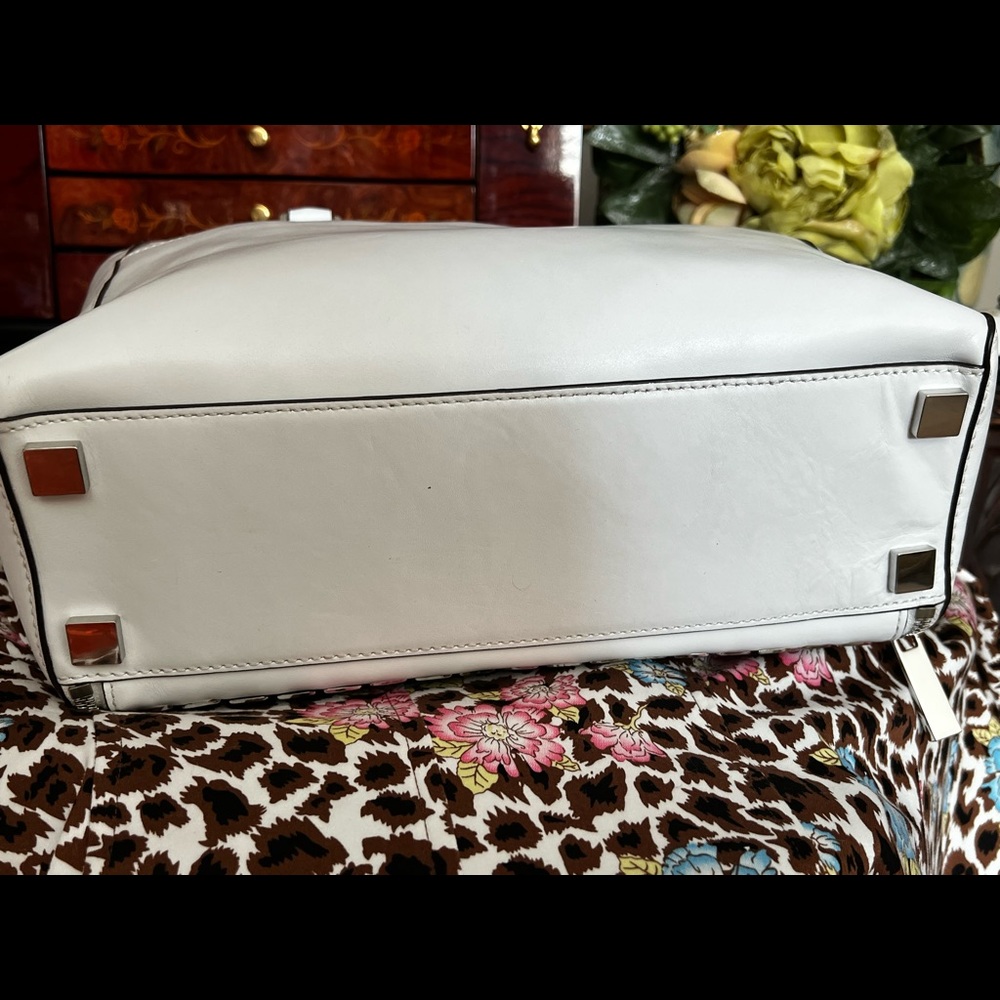 ๐นRUNWAY MICHAEL KORS GLSSS/LEATHER BAG ๐นRARE MK COUTURE BAG - Picture 11 of 15